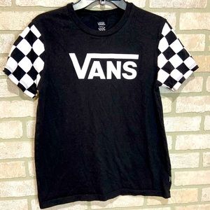 Vans checker sleeves T-shirt